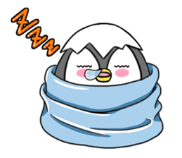 Cause trouble penguin sticker #7950623