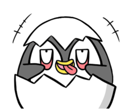 Cause trouble penguin sticker #7950635