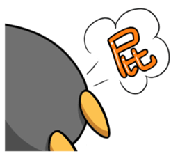 Cause trouble penguin sticker #7950636