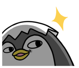 Cause trouble penguin sticker #7950640