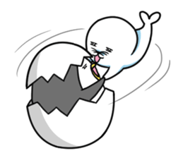 Cause trouble penguin sticker #7950646