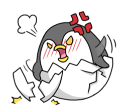 Cause trouble penguin sticker #7950648