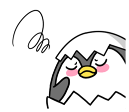 Cause trouble penguin sticker #7950651