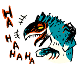 Laugh Dinosaur sticker #7951638