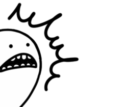 Monochrome Mashimaro2 sticker #7952706