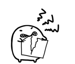 Monochrome Mashimaro2 sticker #7952717