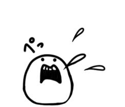 Monochrome Mashimaro2 sticker #7952721