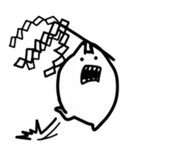 Monochrome Mashimaro2 sticker #7952724