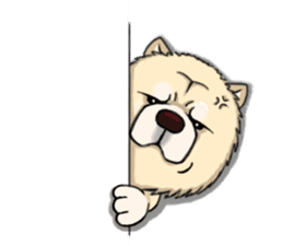 Chow Chow Polar Bear in Taiwan sticker #7952862