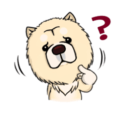 Chow Chow Polar Bear in Taiwan sticker #7952863