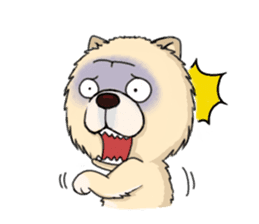 Chow Chow Polar Bear in Taiwan sticker #7952865