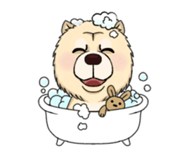 Chow Chow Polar Bear in Taiwan sticker #7952875