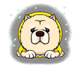 Chow Chow Polar Bear in Taiwan sticker #7952880