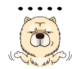 Chow Chow Polar Bear in Taiwan sticker #7952882