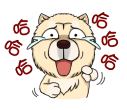 Chow Chow Polar Bear in Taiwan sticker #7952883