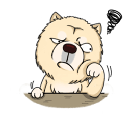 Chow Chow Polar Bear in Taiwan sticker #7952888