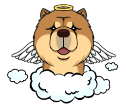 Chow Chow Polar Bear in Taiwan sticker #7952893