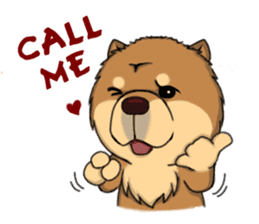 Chow Chow Polar Bear in Taiwan sticker #7952898