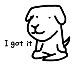 Transformable dog, Taro(EN) sticker #7953149