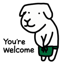 Transformable dog, Taro(EN) sticker #7953166