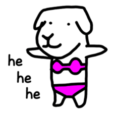 Transformable dog, Taro(EN) sticker #7953173