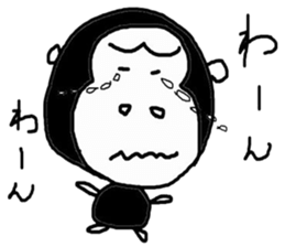 gorilla sticker JAPANESE sticker #7953534