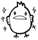 Wolf and pleasant friends of beard sticker #7953975