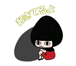 Black-Hood girl sticker #7953987