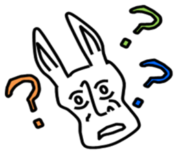 rabbit japanese sticker #7954156