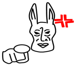 rabbit japanese sticker #7954168