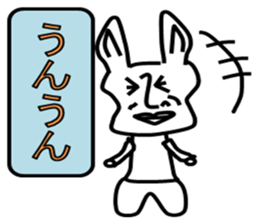 rabbit japanese sticker #7954173