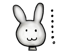 The rabbit which is sometimes hybrid sticker #7954210