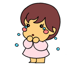 Good mood girl(Chinese) sticker #7954264