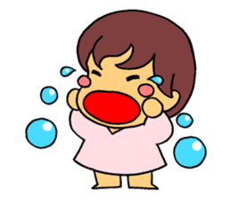 Good mood girl(Chinese) sticker #7954265