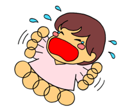 Good mood girl(Chinese) sticker #7954266