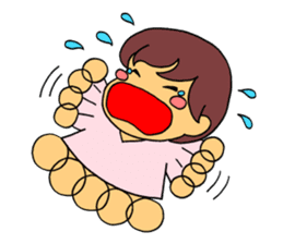 Good mood girl(Chinese) sticker #7954266