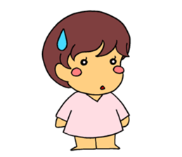 Good mood girl(Chinese) sticker #7954268