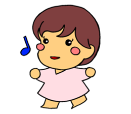 Good mood girl(Chinese) sticker #7954272