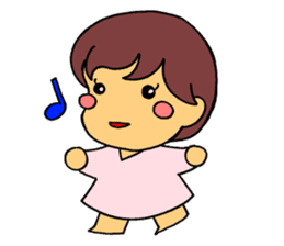 Good mood girl(Chinese) sticker #7954272