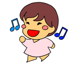 Good mood girl(Chinese) sticker #7954273