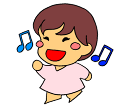 Good mood girl(Chinese) sticker #7954273