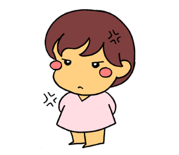 Good mood girl(Chinese) sticker #7954274