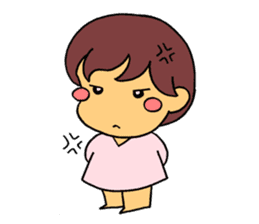 Good mood girl(Chinese) sticker #7954274