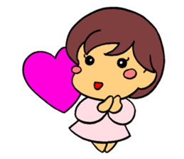 Good mood girl(Chinese) sticker #7954276