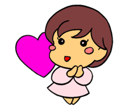 Good mood girl(Chinese) sticker #7954276