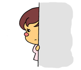 Good mood girl(Chinese) sticker #7954277