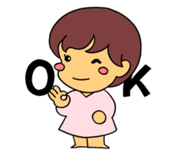 Good mood girl(Chinese) sticker #7954280