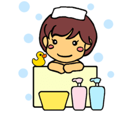 Good mood girl(Chinese) sticker #7954285