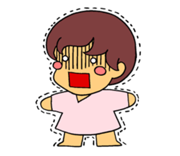 Good mood girl(Chinese) sticker #7954295