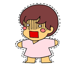 Good mood girl(Chinese) sticker #7954295